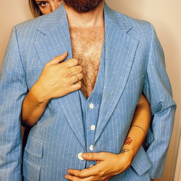 Vintage Blue Suit - Picture 1 of 8